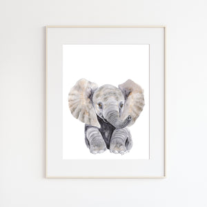 Sweet Baby Elephant Nursery Decor