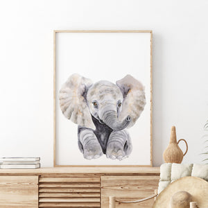 Baby Elephant Nursery Decor