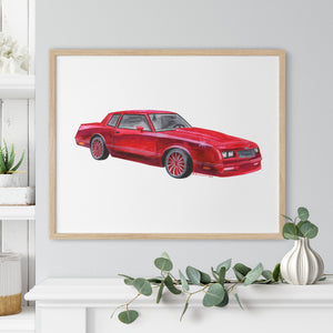 Chevy Monte Carlo Illustration