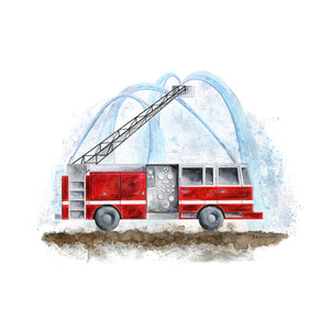 Fire Engine Nursery Decor