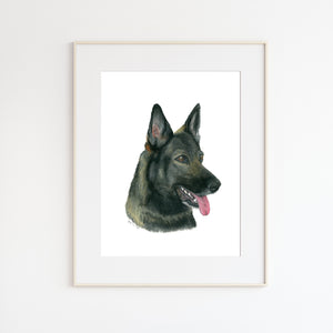 Police Dog Wall Art
