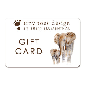 Tiny Toes Design by Brett Blumenthal Gift Card