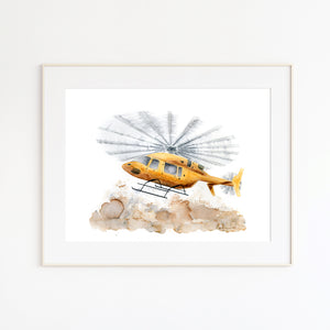 Helicopter Wall Art