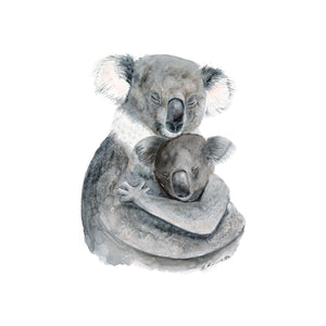 Mom and Baby Koala Nursery Print