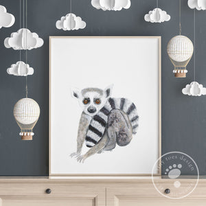 Baby Lemur Nursery Decor