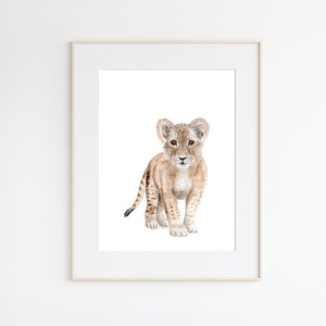 Lion Cub Nursery Art