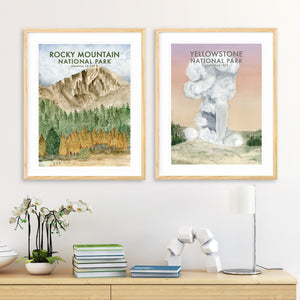 A Pair of National Park Posters