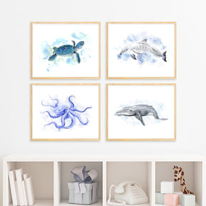 Ocean Animal Print Set
