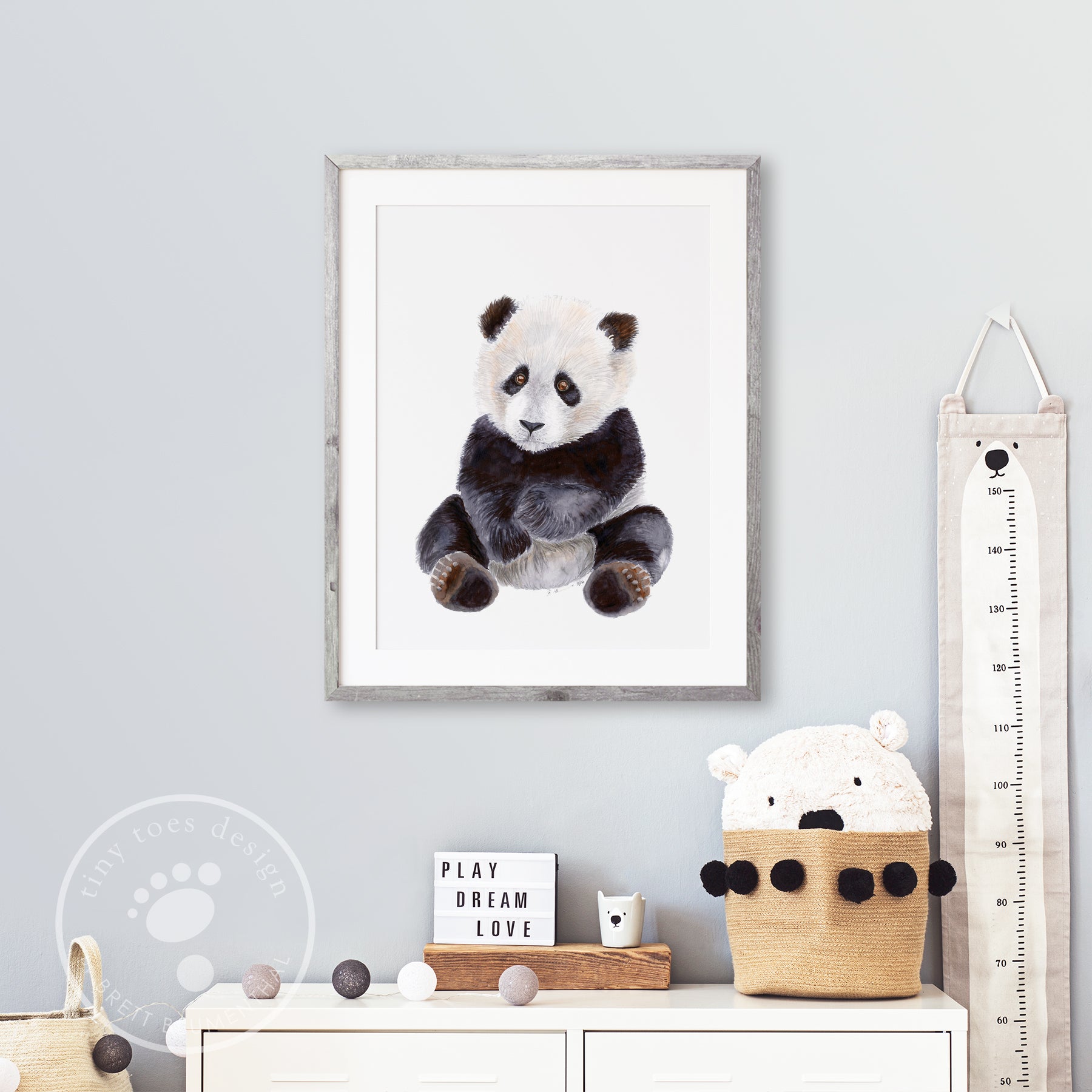 Panda bear nursery sales theme