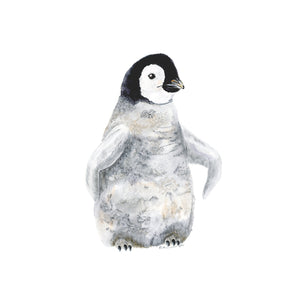 Baby Penguin Nursery Print