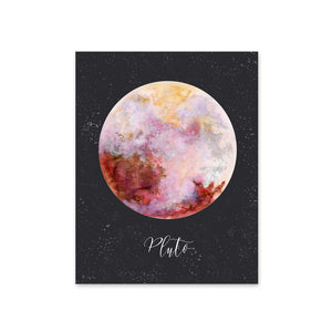 Pluto Astronomy Wall Art