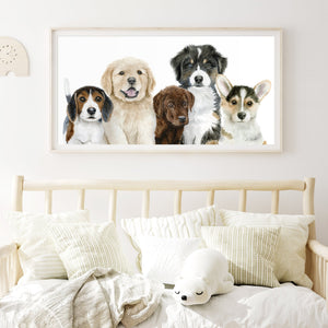 Puppy Dog Print