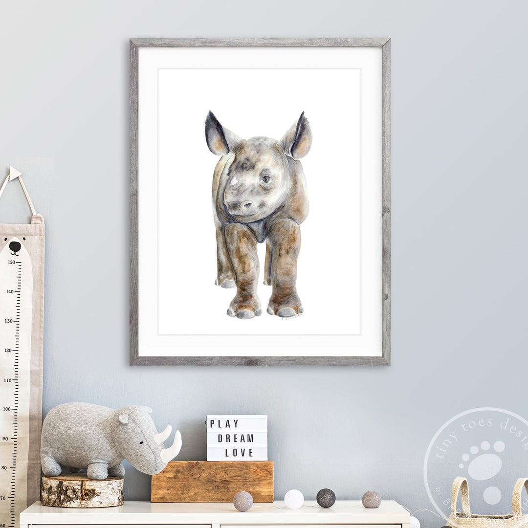 Rhino Baby Room Decor