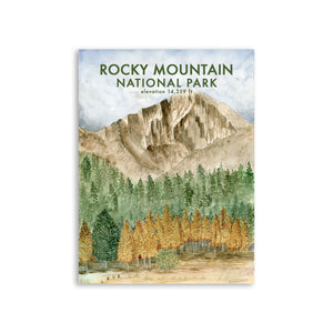 Rocky Mountain National Park Long's Peak Poster