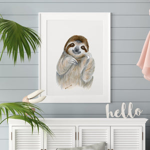 Sloth Nursery Decor