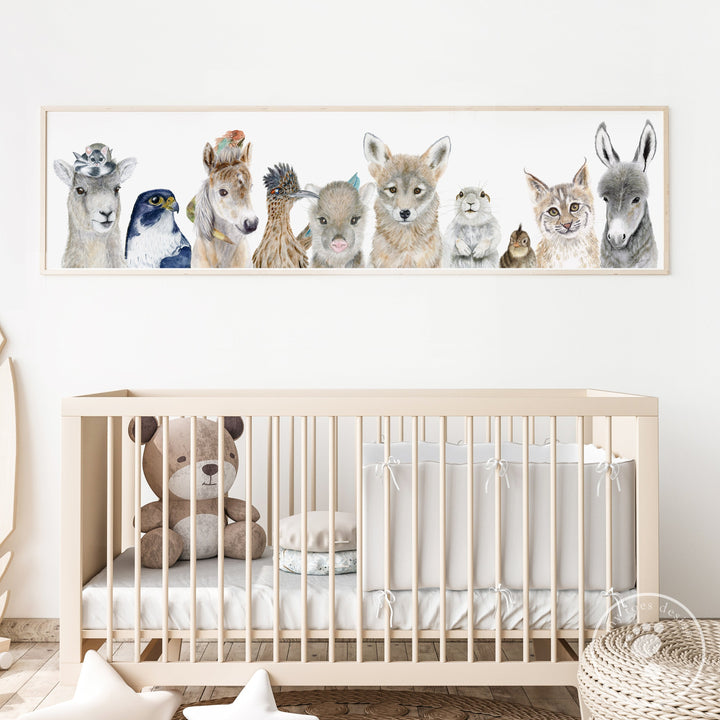 Southwest Animal Nursery Decor