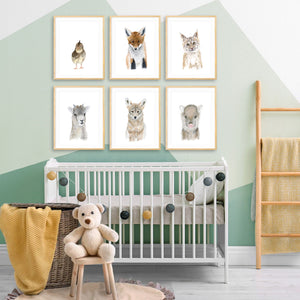 Southwest Baby Animal Print Set