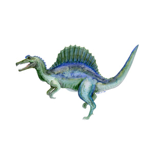 Spinosaurus Watercolor Print