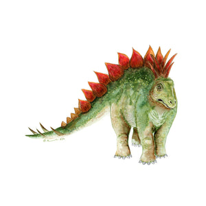 Stegosaurus Nursery Print