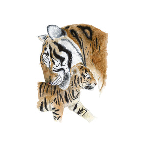 Tiger Baby and Mom Nursery Decor