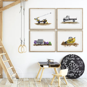 Forestry Truck Playroom Decor