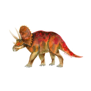 Triceratops Kids Wall Art