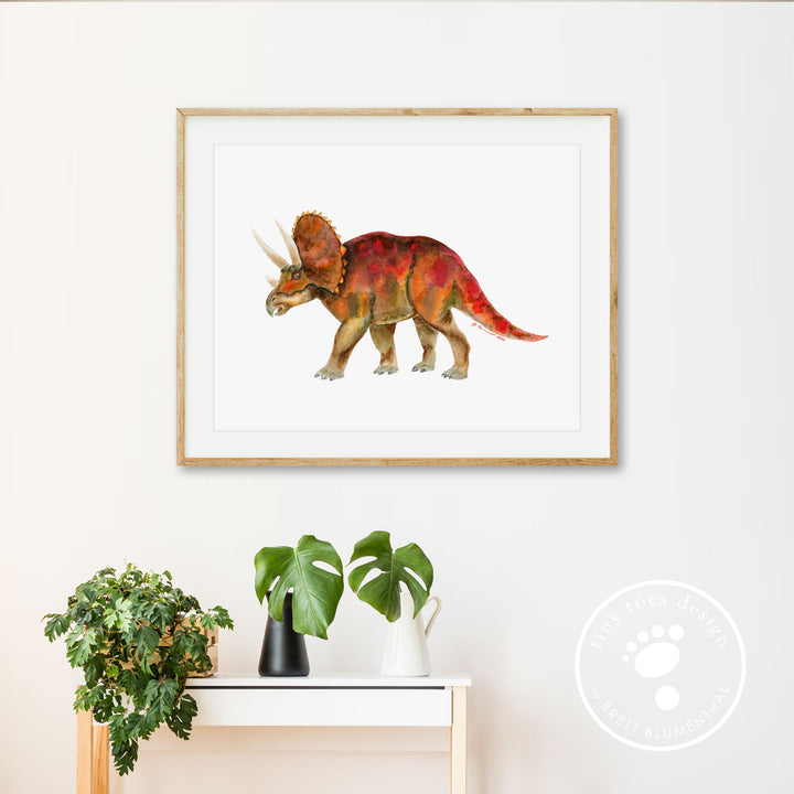 Triceratops Nursery Decor