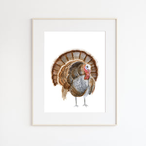 Turkey Watercolor Print