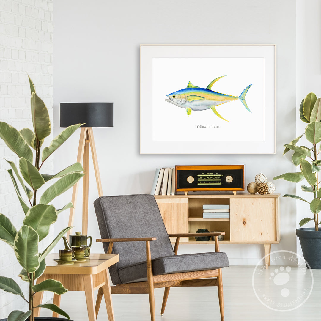 Yellowfin Tuna Wall Art