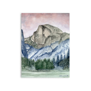 Yosemite Portrait at Half Dome
