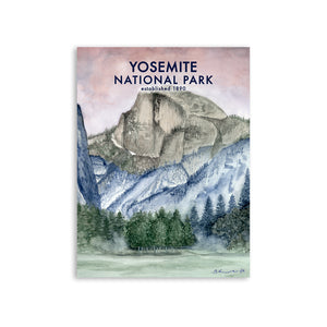 Yosemite National Park Poster - Half Dome